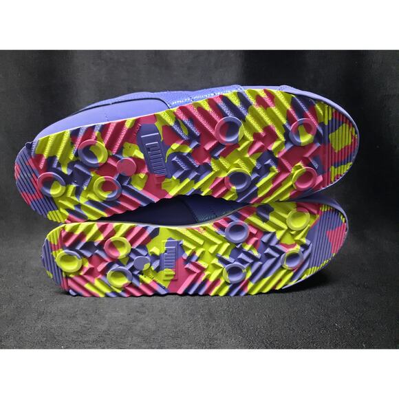 Puma Sport Lifestyle Roma Purple Low Top Kids Shoes Sneakers Size 6 - Picture 8 of 10